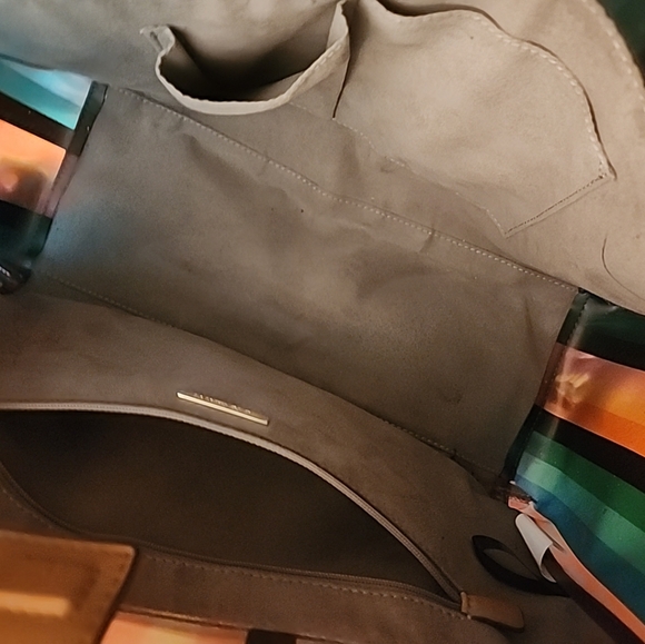 Vince Camuto PVC/ Leather Top Handle Tote Handbag - Picture 12 of 13